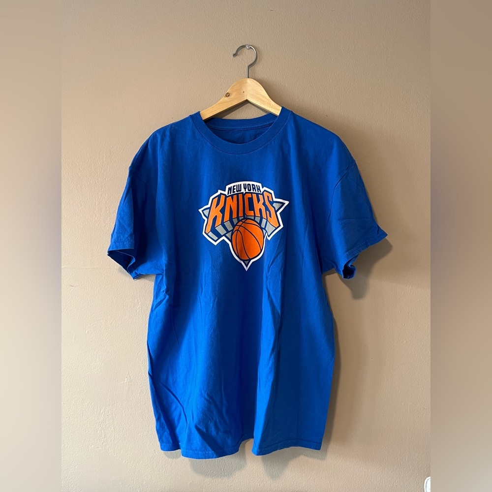 Blue New York Knicks Short Sleeve T-Shirt